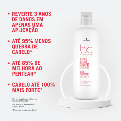 Schwarzkopf BC PEPTIDE REPAIR RESCUE Micellar Shampoo 1L 2