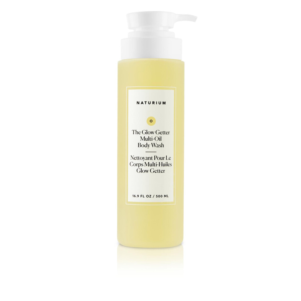 Naturium The Glow Getter Multi-Oil Hydrating Body Wash, Gentle Cleanser | 16.9 Fl Oz / 500 Ml
