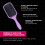 Denman Denman D90L Tangle Tamer Ultra Brush, Violet 5