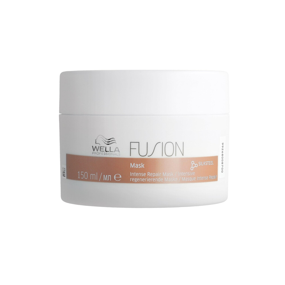 Wella Professionals Fusion Intense Repair Mask - Intense Repair Detangling Hair Mask For Dry & Damaged Hair - Smoothening, Boost Shine & Protect Hair