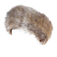 soul young Women's Faux Fur Headband with Stretch Winter Earwarmer Earmuff (Nature)