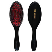Denman Boar Bristle Hair Brush ? Smoothing & Shine Enhancing for Slick Back Styles, Curl Defining & Detangling. D81M Hairbrush with Natural Bristles