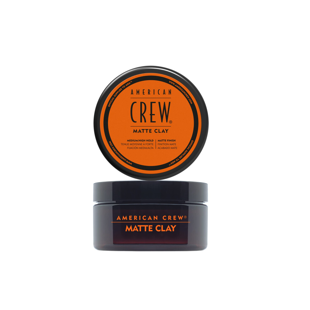 American Crew Texturising Matte Clay With Medium Hold And Low Shine, Gifts For Men, For Control And Definition, Non-Greasy Formula, Hair Styling For