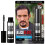 Blackbeard for Men - temporary brush on colour 12ml 0.40oz (Black, 1 Pack) 1