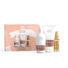 Wella Professionals Fusion Travel Set | Includes Shampoo, Conditioner and Smoothening Oil | Hair Protection against Breakage & Damage