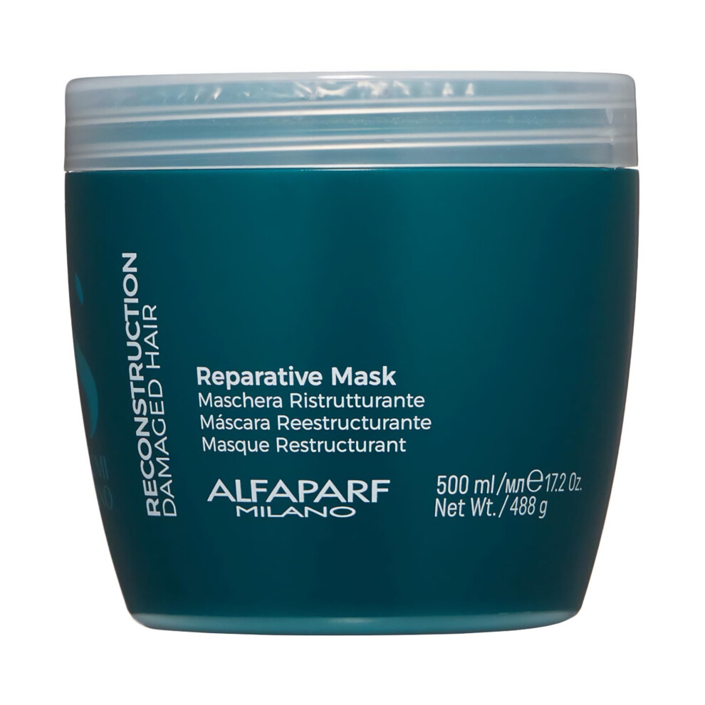 Alfaparf Milano Semi Di Lino Reconstruction Reparative Mask, 500 Ml,8022297064215