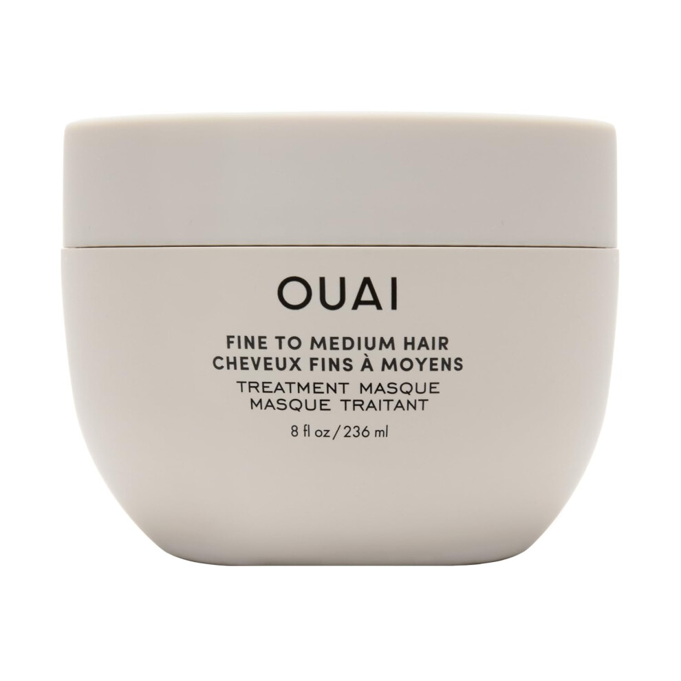 Ouai Fine To Medium Hair Treatment Masque - Hair Mask For Hair Repair, Hydration And Shine - With Shea Butter, Keratin And Panthenol - Paraben,
