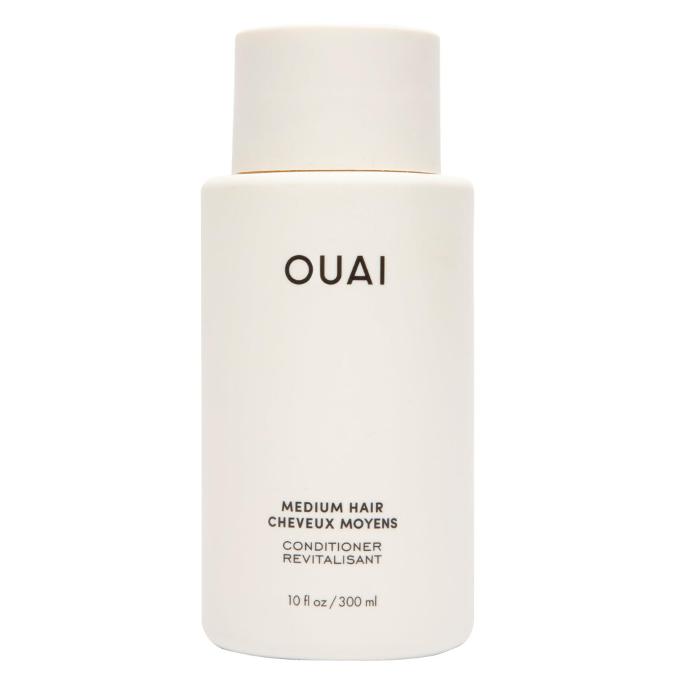 Ouai Medium Conditioner - Hydrating Hair Conditioner With Coconut Oil, Babassu Oil, And Keratin - Strengthens, Repairs And Adds Shine - Paraben And