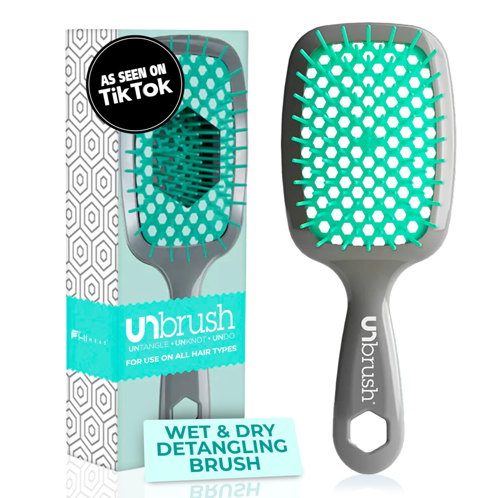 Fhi Heat Unbrush Wet & Dry Vented Detangling Hair Brush, Aurora