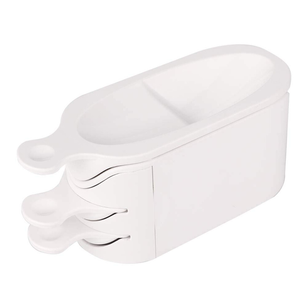 Antilog French Manicure Mould, Fashion French Manicure Nail Dipping Powder Tray Mould Container Perfect For Beauty Nail Salon