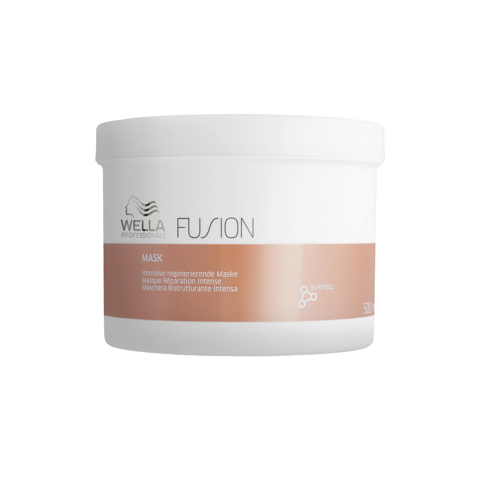 Wella Professionals Fusion Intense Repair, Protection Against Hair Breakage And Damage, Professional Hair Care, Hair Mask, 500Ml
