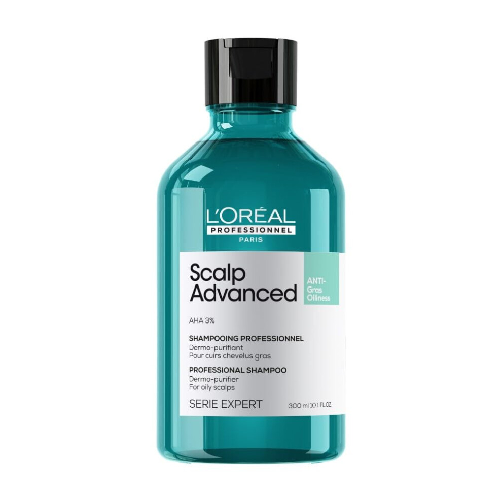 L'orãÂ©Al Professionnel Paris L'or?Al Professionnel Scalp Advanced Anti-Oiliness Dermo-Purifier Shampoo, For Oily, Greasy Hair, Serie Expert, 300Ml