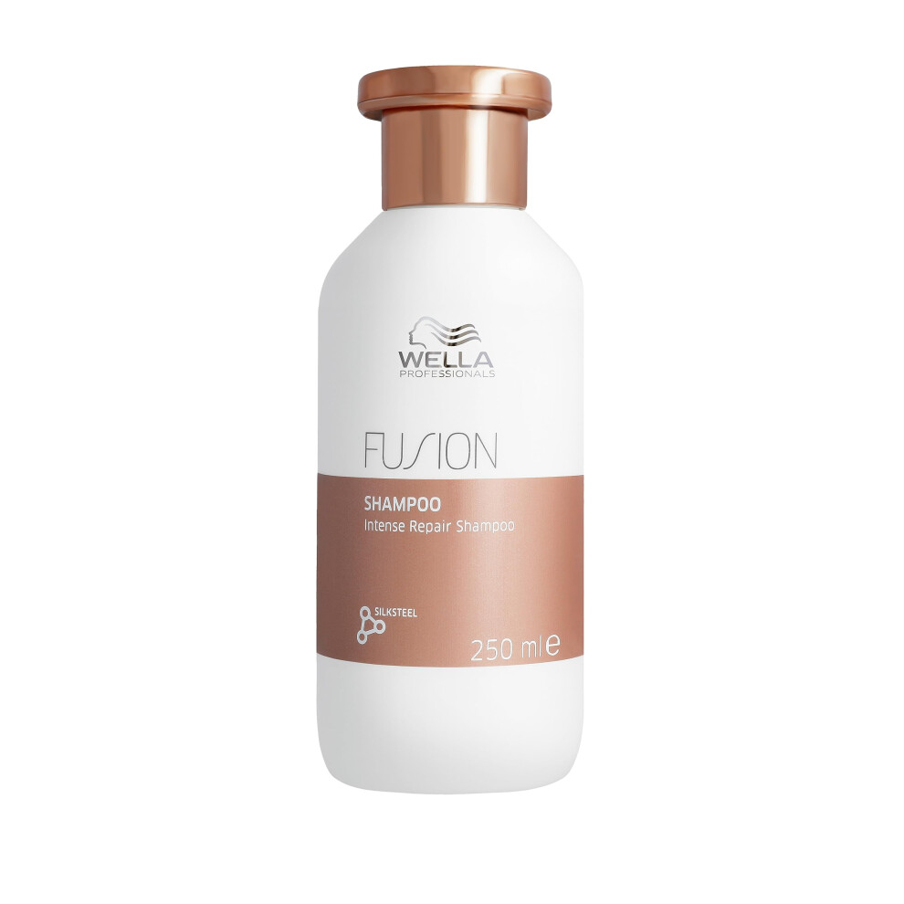 Wella Professionals Fusion Intense Repair Shampoo - Intense Repair Detangling Shampoo For Dry And Damaged Hair - Smoothening, Boost Shine And Protect