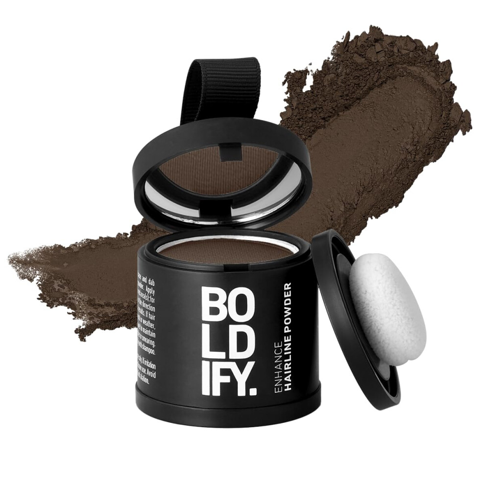 Boldify Gray Hairline Powder (Large, 10G) - Root Touch Up Hair Color For Coverage - Bald Spot Concealing Hair Powder For Women And Men - 24-Hour