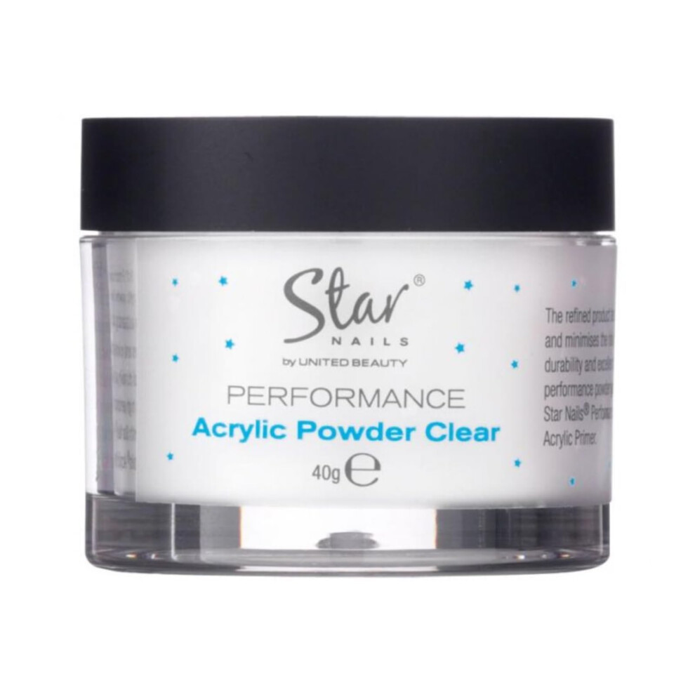 Star Nails Performance Acrylic Powder Clear 40G