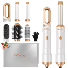 6 in 1 Hairstyler Pro, UKLISS Hair Dryer Brush with Hot Airbrush, Automatic Hair Curler, Blow Dryer, Hair Straightners, Round Brush, Multi Hair