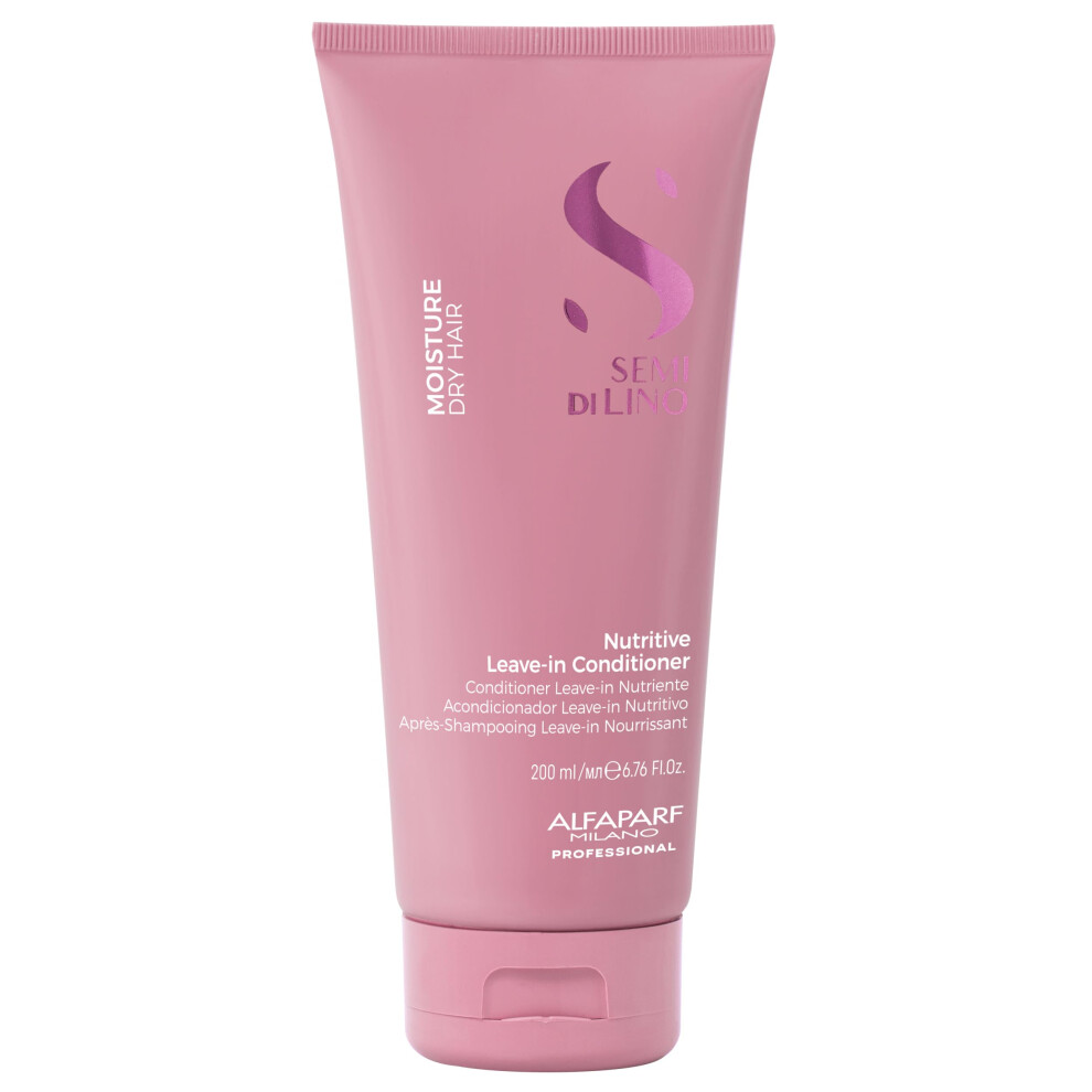 Alfaparf Milano Semi Di Lino Moisture Nutritive Leave-In Conditioner, 200 Ml
