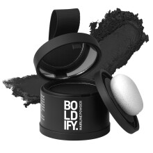 BOLDIFY Hairline Powder - Root Touch Up Hair Color for Gray Coverage - Bald Spot Concealing Hair Powder for Women and Men - 24-Hour Stain-Proof -