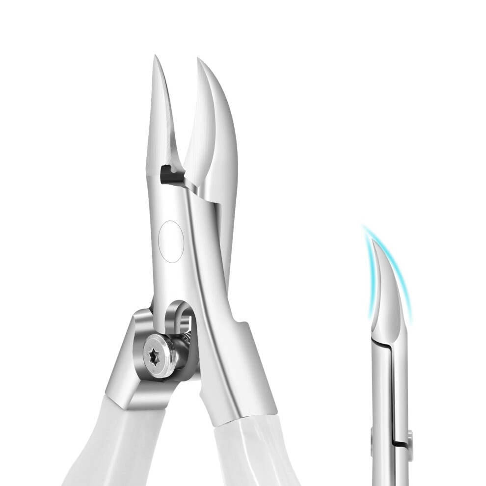 Wenxintek Toenail Clipper For Thick Toenails,Heavy Duty Ingrown Nail Clippers,Podiatrist Toenail Nipper/Cutter For Seniors With Sharp Blades,Protective