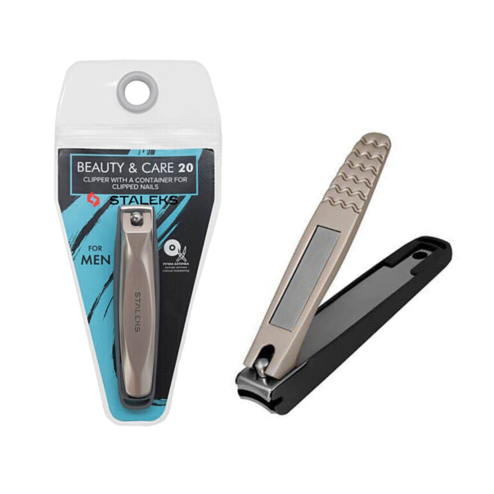 Staleks Pro Men's Beauty & Care 20 Nail Clippers For With Nail File And Reservoir