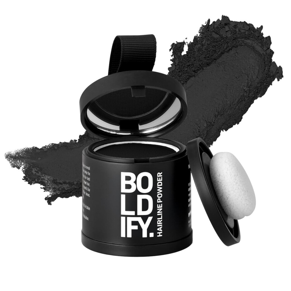 Boldify Gray Hairline Powder (Large, 10G) - Root Touch Up Hair Color For Coverage - Bald Spot Concealing Hair Powder For Women And Men - 24-Hour