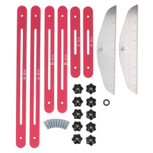 Aluminum Alloy Stair Tread Template Tool Incredibly Versatile Measuring Jig Durable and Reliable Precision Guide for Stair Building and Carpentry