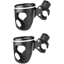 2 Pack Stroller Cup Holder, Non-Slip Durable Drink Holder, Easy to Install Buggy Accessories for On-the-Go