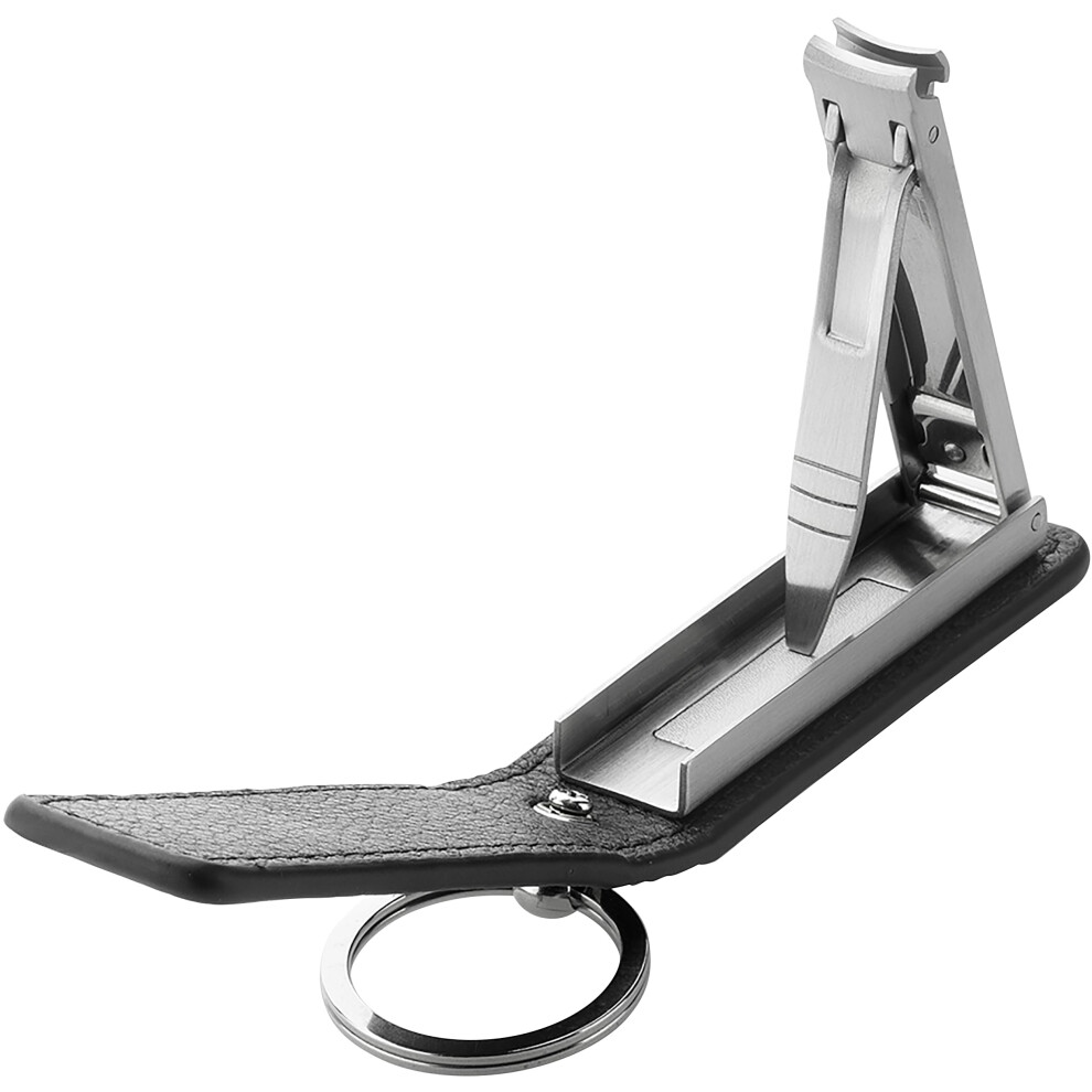 Zwilling Black Travel Size Nail Clippers With Keychain And Nail Clippers With Nail File