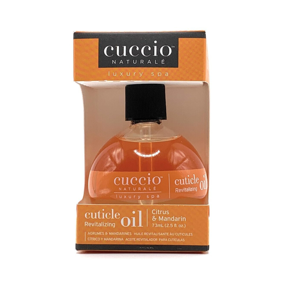 Cuccio Naturale Luxury Spa Cuticle Revitalizing Oil Citrus And Mandarin 2.5 Fl.oz 75 Ml