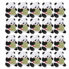 Ensemble de patchs brodés panda mignon, autocollants en tissu haute définition à repasser ou à coudre, décoration DIY pour vêtements,