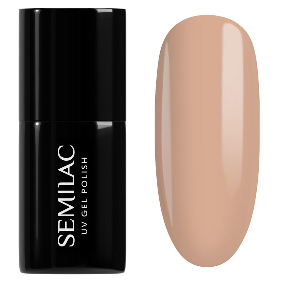 Semilac Gel Nail Polish 415 Sahara Sand Storm - Full Coverage Gel Polish - Soak Off Easy To Use Led/Uv Nail Lamp - Long Lasting Manicure And Pedicure