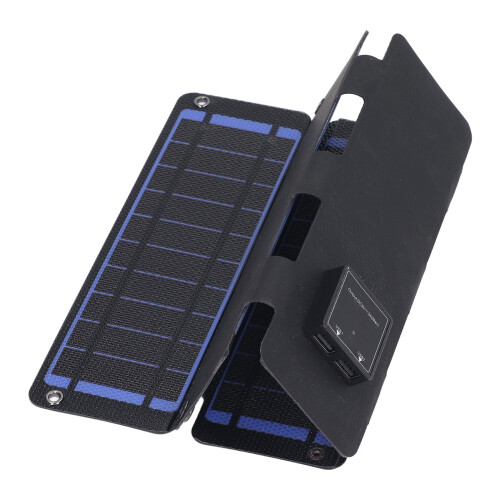 Solar Powered Charger Foldable Design Efficient Charging With Quick Charge Technology High Conversion Efficiency Waterproof Solar Panel For Outdoor 2