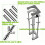 Undermount Sink Support Brackets, Heavy Duty Adjustable 4Bar  Kit, 18.1122.05 Inch 2