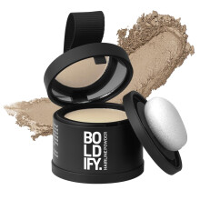 BOLDIFY Hairline Powder - Root Touch Up Hair Color for Gray Coverage - Bald Spot Concealing Hair Powder for Women and Men - 24-Hour Stain-Proof -