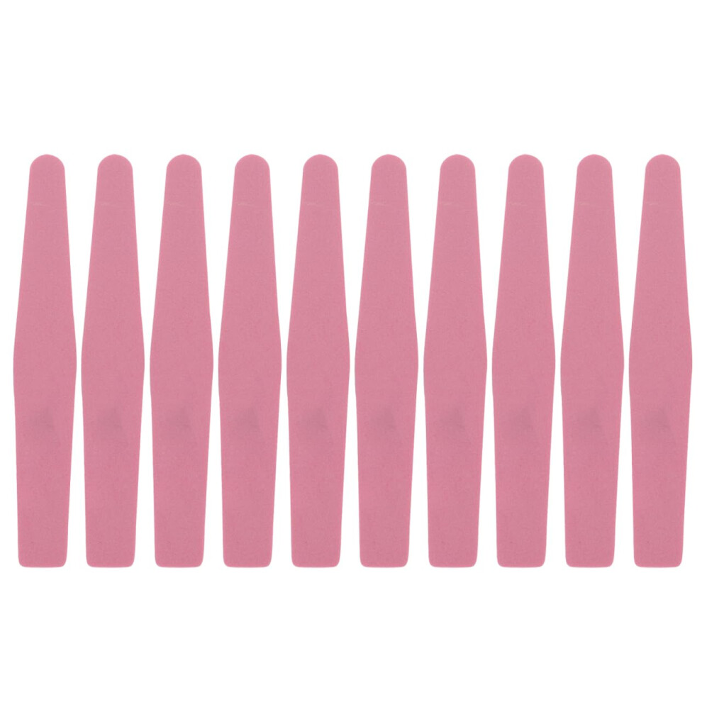 Lurrose Pink 10Pcs Nail Files Sponge Double Sided Nail Buffer Blocks Emery Boards For Manicure Polishing Boards Tools