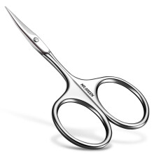 MR.GREEN Eyebrow Scissors Curved Blade Cuticle Facial Hair Scissors Professional Stainless Steel Manicure Trimmer Hair Remover (Mr-2001)