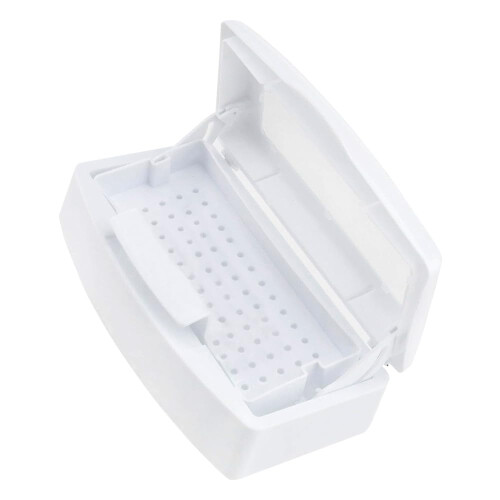 ieron UV Disinfection Box - Professional Nail Tools Sterilization Container for Salons, Plastic UV Sterilizer Box 1
