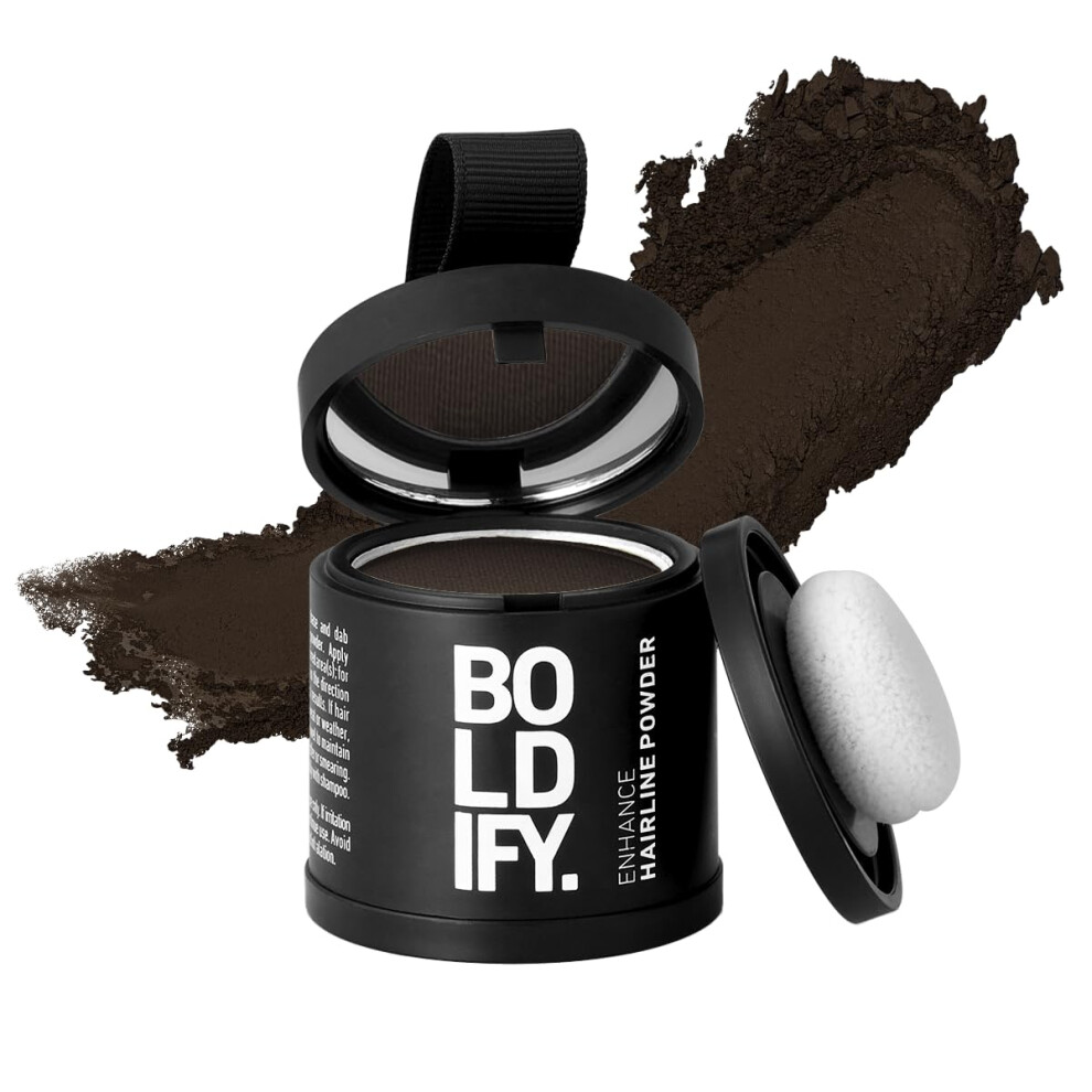 Boldify Gray Hairline Powder (Large, 10G) - Root Touch Up Hair Color For Coverage - Bald Spot Concealing Hair Powder For Women And Men - 24-Hour