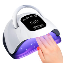 UV LED Nail Lamp with 72 Beads, 320W Nail Curing Lamps for Gel Polish with Automatic Sensor/4 Timer Setting,Led Nail Dryer, Professional Nail Art