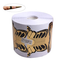 Beautyleader 500pcs Nail Extension Form Sticker Butterfly Square Tips Nail Form Forms for C Curve Acrylic UV Gel Nails Builder Nail Extension Nail Art