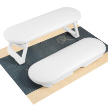 CGBE Nail Arm Rest, Soft PU Leather Arm Rest For Nails, Hand Rest For Nails With Foldable Hand Holder Non-slip Mat, Nail Hand Rest Arm Rest Manicure