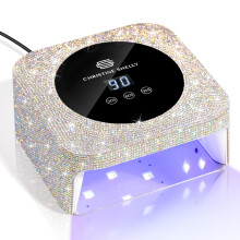 UV Nail Lamp, CHRISTINE SHELLY 48W Gel Polish Nail Dryer 3 Timer Setting Fast Dry LED Curing Light with Display Auto Sensor for Home Beginner DIY