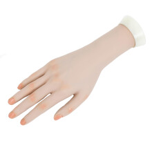 1 Pcs Practice Nail Art Trainer Training Hand Tool Left Flexible Hand Model Bendable Display Hand Manicure Practice Prosthetic Hand for Nails (right)