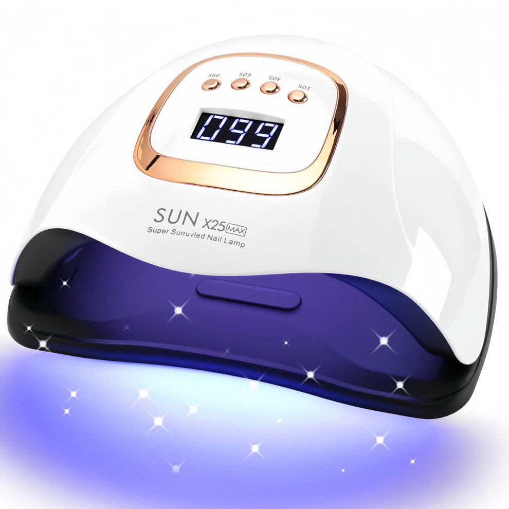 Dmjwan Uv Led Nail Lamp With 81 Beads, 380W Nail Curing Lamps For Gel Polish With Automatic Sensor/4 Timer Setting,Led Nail Dryer, Professional Nail