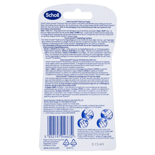 Scholl Scholl Velvet Smooth Nail Care System Refills 1
