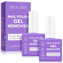 Gel Nail Polish Remover, Gel Polish Remover Quick & Easy Remove Within 2-5 Minutes, Not Hurt Nails(2 PACK)