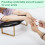 VOCOSTE Arm Rest for Nails Tech, U Shaped Nail Hand Rest, Black 2