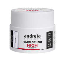 Andreia Professional Hard Nail Gel Biphasic 2 in 1 LED et UV Gel Nail Builder - High Viscosity Gel for Hard Strong Nails Tips and Extensions - Build