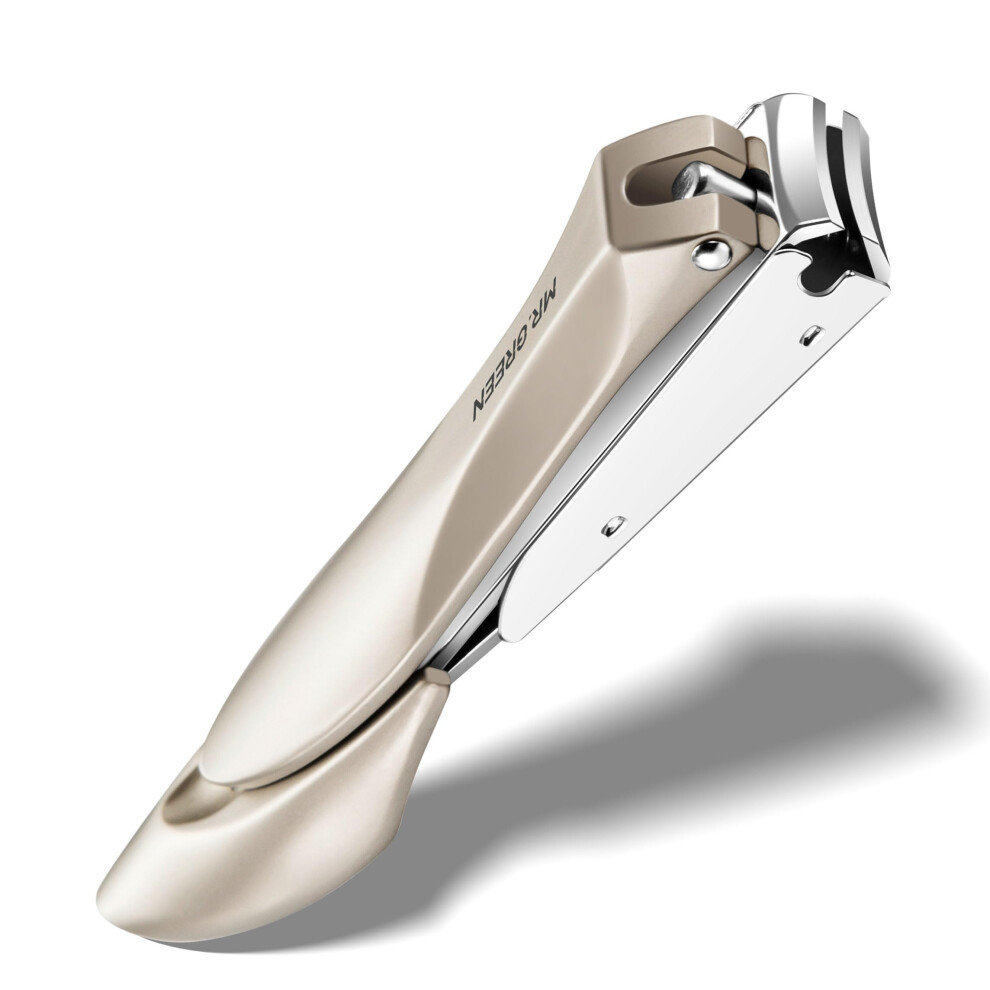 Mr.green Nail Clippers With Catcher For Thick Nails,Medical Grade Stainless Steel, Sharp And Durable Nail Clipper For Men And Women,Bionics Design(Small Size)