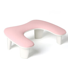 AMOYUN Pink Nail Arm Rest, Butterfly Nail Cushion Arm Rest for Nails Sleepable Manicure Pillow Non-Slip Soft Microfiber Leather Manicure Hand Rest